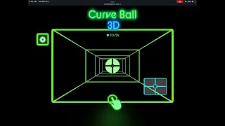 Trying out CURVE BALL3D on Coolmathgames