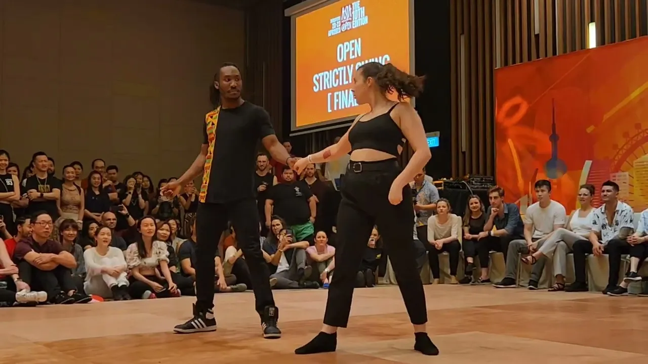"Shape Of You" Khayree Jones & Melodie Paletta - Open Strictly Swing 1st place Asia Open 2023