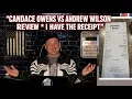 CANDACE OWENS VS ANDREW WILSON DEBATE REVIEW - I HAVE THE RECEIPT