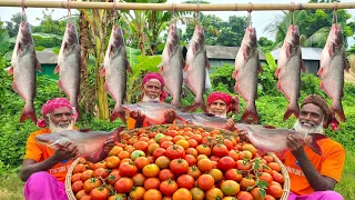 Heavy Rain, Hot Pangas Curry & 80 Food Packets ❤️ | বৃষ্টির মধ্যেই পাঙ্গাশ মাছ রান্না ও খাবার বিতরণ