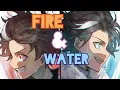 Download Lagu Nightcore→Fire \u0026 Water [Api \u0026 Air] - Lirik [Lyrics]