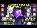 Download Lagu E0 Feixiao Carry \u0026 E0 Hysilens Carry W/ Robin (3 Stars) Memory Of Chaos 12 Honkai Star Rail 3.5