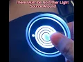 2Pcs LED Car Cup Holder Lights Coaster RGB 7 Colors Interior Accessories Decoration of Car