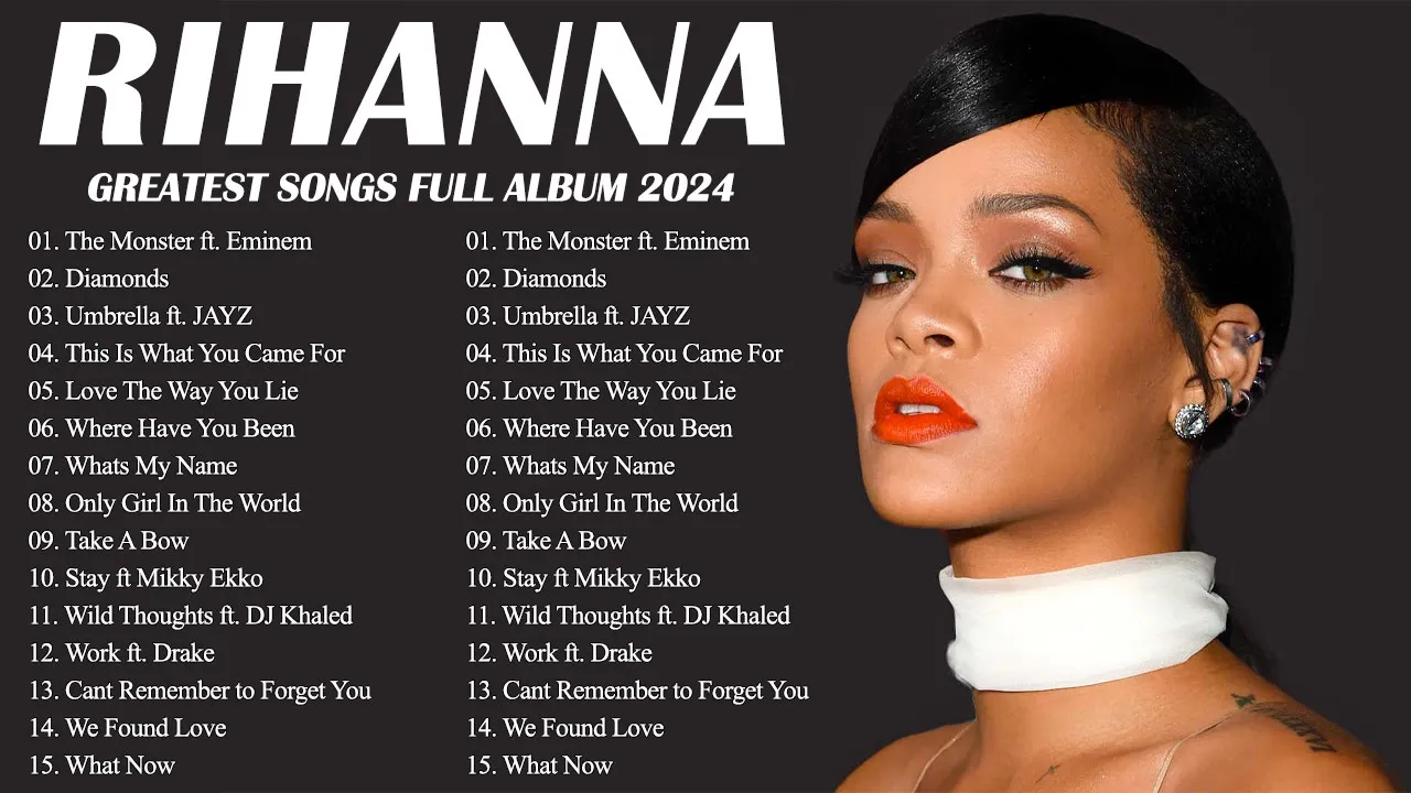 Rihanna - Best Songs Collection 2024🔥 - Greatest Hits Full Album 2024 n.02 #rnbmix90s2000s #rnb