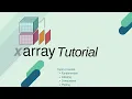 Xarray Tutorial xarray fundamentals
