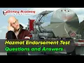 CDL Hazmat Test 2024 Questions with Explained Answers