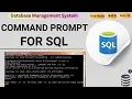 How to use SQL in Command Prompt Connect to SQL Server through Command Prompt SQL in Terminal