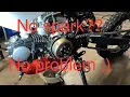 Installing the wiring harness and stator on SSR 125 Chinese pit bike 28 on Amazon