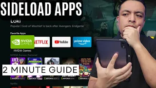 How To Sideload Apps into Nvidia Shield Two minute setup