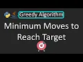 LeetCode 2139 Minimum Moves to Reach Target Score Greedy Algorithm Python Java
