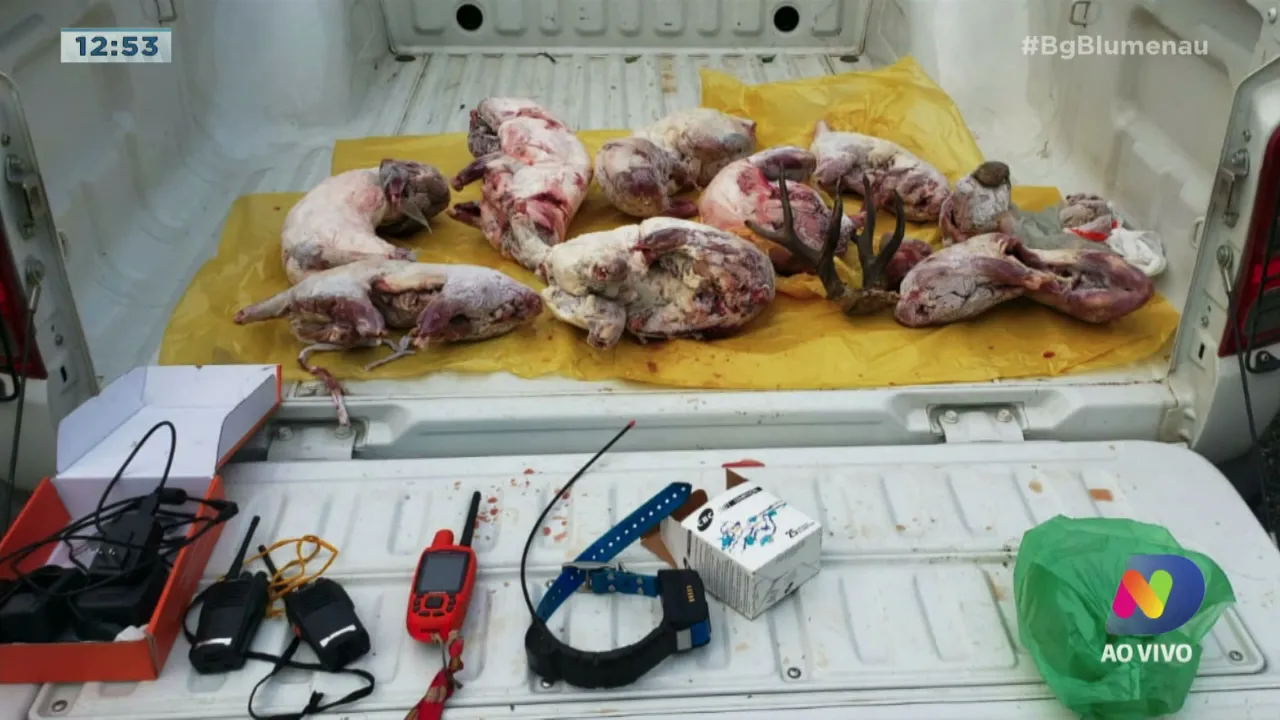 Polícia Federal prende suspeito de participar de grupo de caça de animais silvestres em Blumenau