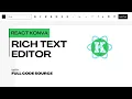 React Konva Rich Text Editor Tutorial Full Code Demo