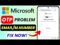 Microsoft OTP Fix - Instant Account Recovery Guide OTP Not Received SOLVED