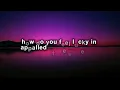 NIKI - Backburner (Lyrics) (Loop Video)