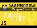 FUNCTION pada JAVASCRIPT VARIABLE SCOPE