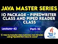 IO Package PipedWriter Class PipedReader Class Part-10 in Java Tpoint Tech