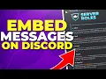 How to Make an Embed Message on Discord Aesthetic Info Channels