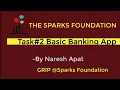 Basic Banking App The Sparks Foundations TASK