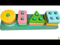 Shapes Sorting Activity for Kids Learn Shapes Colors Educational