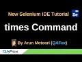 New Selenium IDE - Part 97