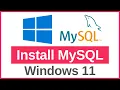 How To Install MySQL on Windows 11
