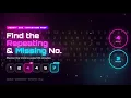 Find Missing Repeating Number Maths Approach Day-4 takeUforward