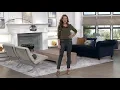 Belle by Kim Gravel Faux Leather Ponte Pant with Hip Zippers on QVC