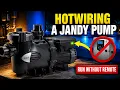 Hot Wiring a Jandy Pump
