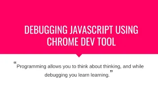 TAMIL HOW TO DEBUG JAVASCRIPT USING CHROME DEV TOOL IN TAMIL