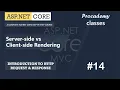 Server-side vs client-side rendering HTTP Request Response ASP NET Core C Course