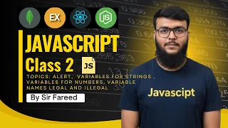 JavaScript Class 02 Alert Variables for Strings and Numbers Variable Names Legal and Illegal