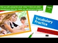 English Vocabulary Practice Synonyms of Relax