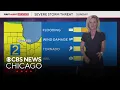Severe storm threat on Sunday in Chicago