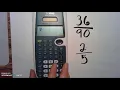 Simplify a Fraction Ti-30xs