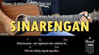 sinarengan denny caknan feat bella bonita tutorial chord gitar mudah dan lirik