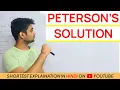 Peterson s Solution In Hindi