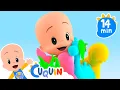 Download Aprende los colores con los dinosaurios de plastilina de Cuquin | Cocotoons - Canciones infantiles mp4 3gp mp3 videos - waplic