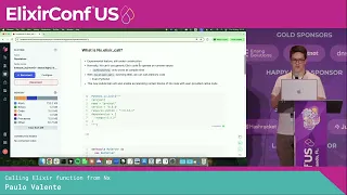 Lightning Talk Paulo Valente - Calling Elixir function from Nx ElixirConf US 2025