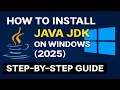 How to Install Java JDK on Windows 2025 - Step-by-Step Guide