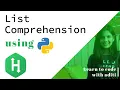 List Comprehensions Hackerrank Python Easy Level