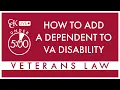 How to Add Dependents to VA Disability Benefits VA Form 21-686c