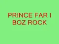 Prince Far I with Joseph Hill : Boz  Rock.