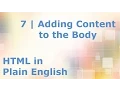 HTML5 Tutorial for Beginners 7 Adding Content to the Body Tag Not the Head Tag - Learn HTML