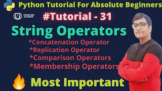 String Operators in Python Concatenation Replication Membership Comparison