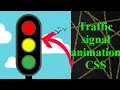 CSS tutorial for beginners create a traffic signal in CSS animation