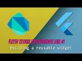 Building Widgets In Flutter Flutter Tutorial For Intermediate Level