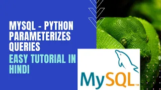 Python - MySQL Connectivity Parameterized Queries