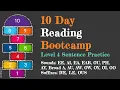 10 Day Reading Bootcamp Level 4 Sentences Sounds of EE AI EA OU PH AY AU AW OW OY OI OO