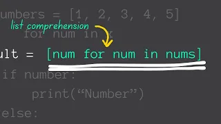 How to use list comprehension in Python 2MinutesPy