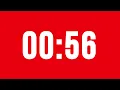56 Second Timer With Alarm Without Music